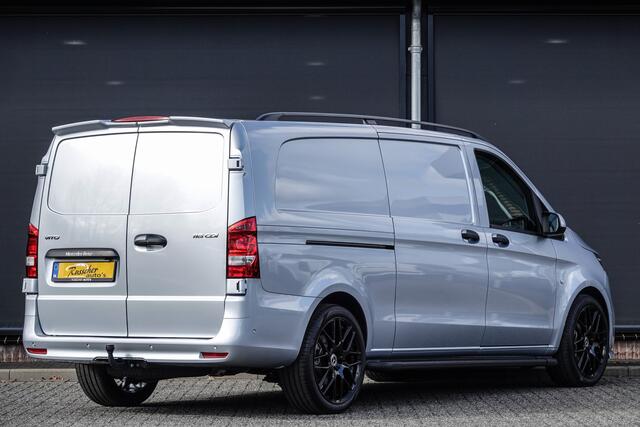 Mercedes-Benz VITO 116Cdi 163Pk 9G-Tronic Aut. | Pro | Extra Lang | Achteruitrijcamera | 2xSchuifdeur | Leder | Spoilerpack | Trekhaak | Treeplanken | 20''