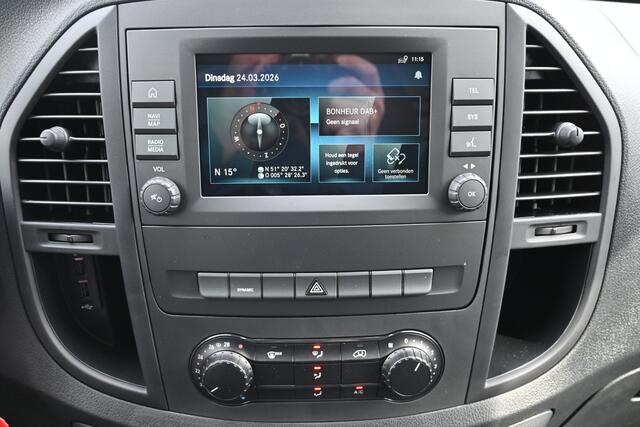 Mercedes-Benz VITO eVito 112 L2 66 kWh Audio 30 met Camera, Achterdeuren, Apple Carplay/Android Auto