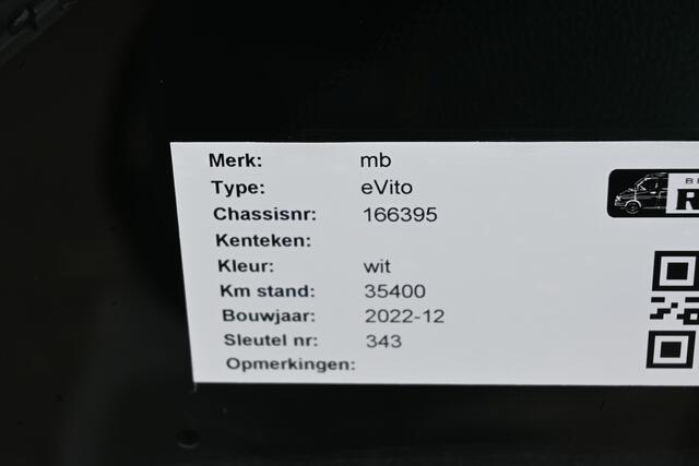 Mercedes-Benz VITO eVito 112 Lang 66 kWh Distronic, Parkeerpakket, Audio 30, Etc.