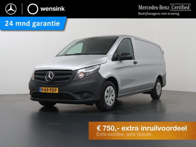 Mercedes-Benz VITO 114 CDI | L2 | AUTOMAAT | 136 PK | ADAPTIEVE CRUISE | AIRCO | CAMERA | PARKEERSENSOREN | CARPLAY | ANDROID AUTO | 3-ZITS | METALLIC | MISTLAMPEN