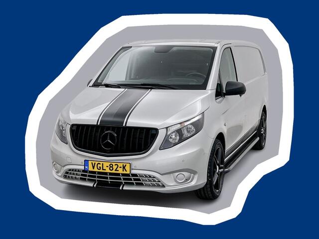 Mercedes-Benz VITO 111 CDI Lang Navigatie Trekhaak Lichtmetaal Camera Striping Betimmering Sidebars
