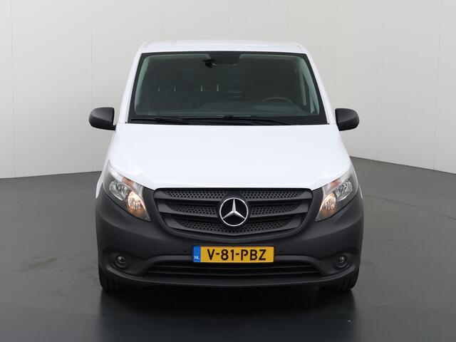 Mercedes-Benz VITO 116 CDI XL L3 | Airco | Parkeersensoren | Navigatie | Carplay | Cruisecontrol | Comfortstoel bestuurder en Bijrijdersbank | Raibevestigingssysteem Zijwand Laadruimte | Certified |