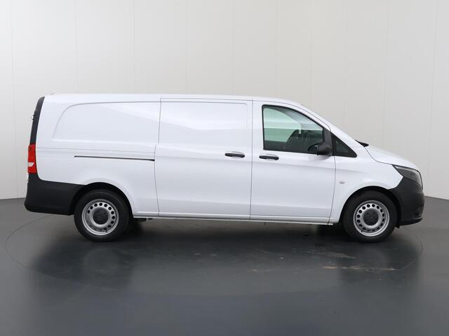 Mercedes-Benz VITO 116 CDI XL L3 | Airco | Parkeersensoren | Navigatie | Carplay | Cruisecontrol | Comfortstoel bestuurder en Bijrijdersbank | Raibevestigingssysteem Zijwand Laadruimte | Certified |