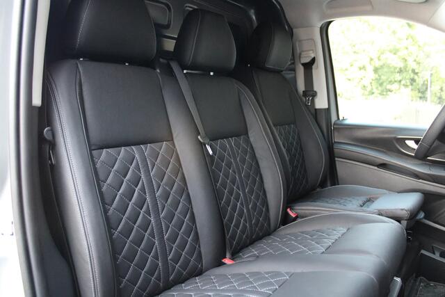 Mercedes-Benz VITO 116 CDI 163 PK Lang | BPM VRIJ | Multibeam LED | CarPlay | Camera | Dodehoek | MF Stuur | DAB | Climate control | 3-Zitter | Lederen bekleding | AV Edition