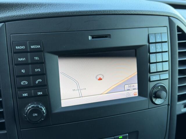 Mercedes-Benz VITO 114 CDI Lang / Trekgewicht 2000 Kg / Navigatie / Cruise Control / Airco / Parkeersensoren / Stoelverwarming / Achteruit rij camera /