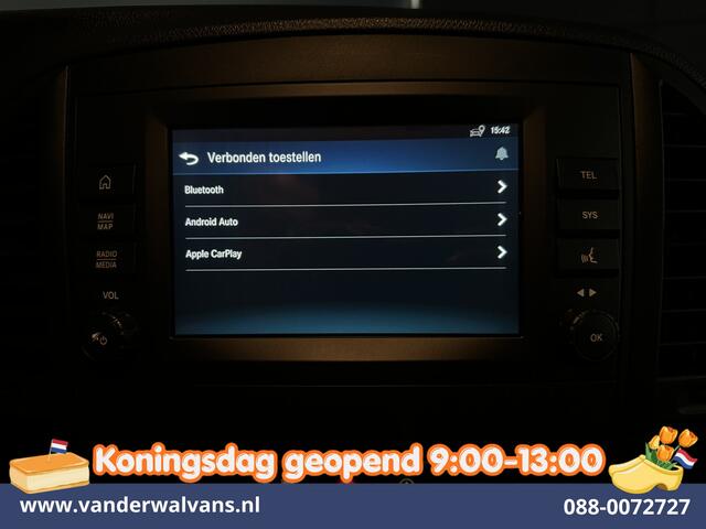 Mercedes-Benz VITO 116 CDI 164pk L3H1 Euro6 Airco | Camera | Apple Carplay | Cruisecontrol | Bumper in de kleur Stoelverwarming, Android Auto, Bijrijdersbank