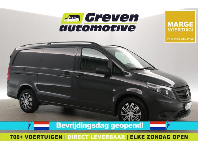 Mercedes-Benz VITO CDI Lang 140PK | Marge | Airco | Cruise | 3 Zits | Trekhaak | Parkeersens. | Stoelverw.