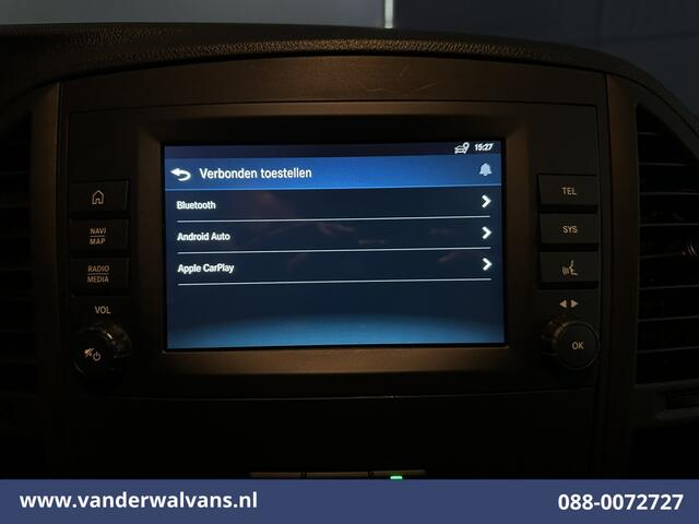 Mercedes-Benz VITO 116 CDI 164pk L3H1 Euro6 Airco | Camera | Apple Carplay | Cruisecontrol | Stoelverwarming Android Auto, Bijrijdersbank