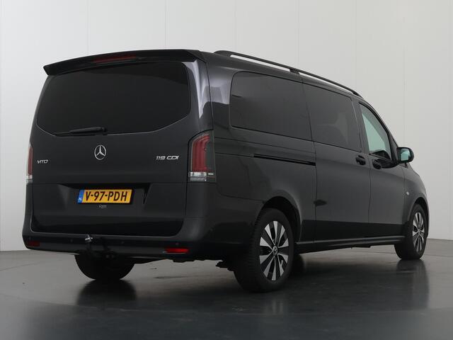 Mercedes-Benz VITO 119 CDI | Aut. | XL L3 | Select | Dubbele Cabine | Schuifdeur L+R | 5-zits | Navigatie | Parkeercamera | Alarm | Trekhaak 2500 kg. | Stoelverwarming | Certified
