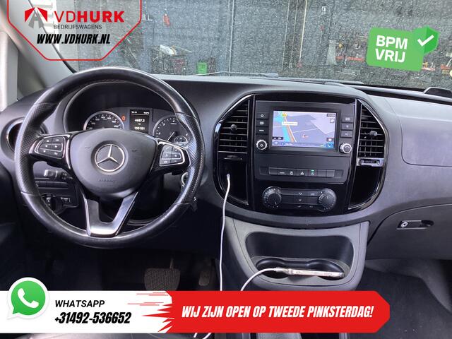 Mercedes-Benz VITO 116 CDI Aut. DC Dubbel Cabine Leder/ Stoelverw./ 19" LMV/ Glaslook/ Camera/ Navi/ PDC/ Trekhaak/ Cruise