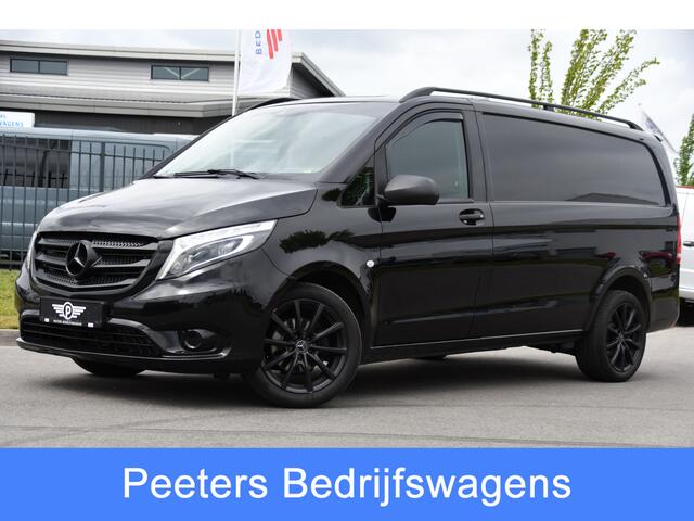 Mercedes-Benz VITO 116 CDI L2 Black Edition Camera, Cruise, Carplay, LED, Automaat, 164pk, Stoelverwarming, Standakchel, Sensoren, Uniek!