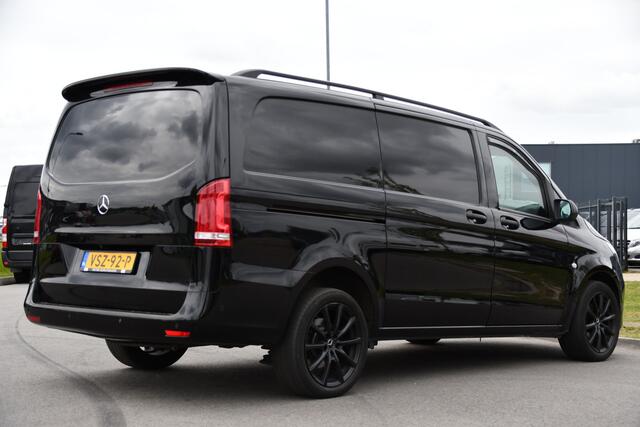 Mercedes-Benz VITO 116 CDI L2 Black Edition Camera, Cruise, Carplay, LED, Automaat, 164pk, Stoelverwarming, Standakchel, Sensoren, Uniek!