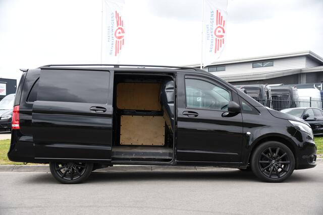 Mercedes-Benz VITO 116 CDI L2 Black Edition Camera, Cruise, Carplay, LED, Automaat, 164pk, Stoelverwarming, Standakchel, Sensoren, Uniek!