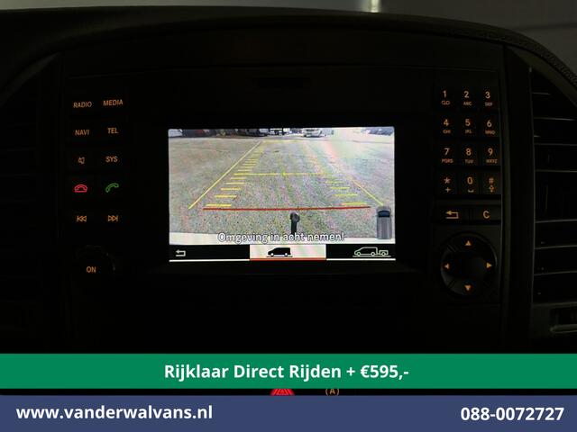 Mercedes-Benz VITO 114 CDI 136pk L2H1 *Rijklaar Direct Rijden* Euro6 Airco | Navigatie | Camera | LM Velgen Cruisecontrol, Bumper in de kleur, Parkeersensoren, Achterklep, Stoelverwarming, Bijrijdersbank, Inrichting