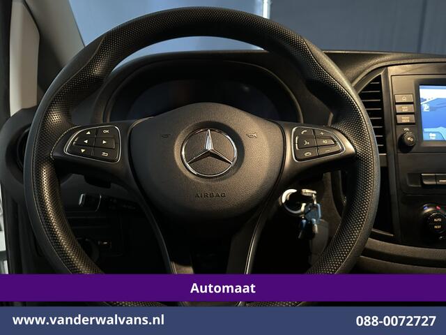 Mercedes-Benz VITO 114 CDI 136pk 9G-Tronic Automaat L2H1 Euro6 Airco | Camera | Navigatie | Apple Carplay | Imperiaal | 2500kg Trekhaak Android Auto, Cruisecontrol, Parkeersensoren, Sidebars, Bumper in de kleur