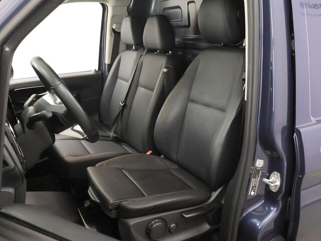 Mercedes-Benz VITO 116 CDI | Aut. | XL L3 | Select | Lederen Stuurwiel | Trekhaak 2500kg | Verwarmde Bestuurders Comfortstoel | Bijrijdersbank | Betimmering Laadruimte | Parkeerpakket | Airco | Dodehoekwaarschuwing | Certified |