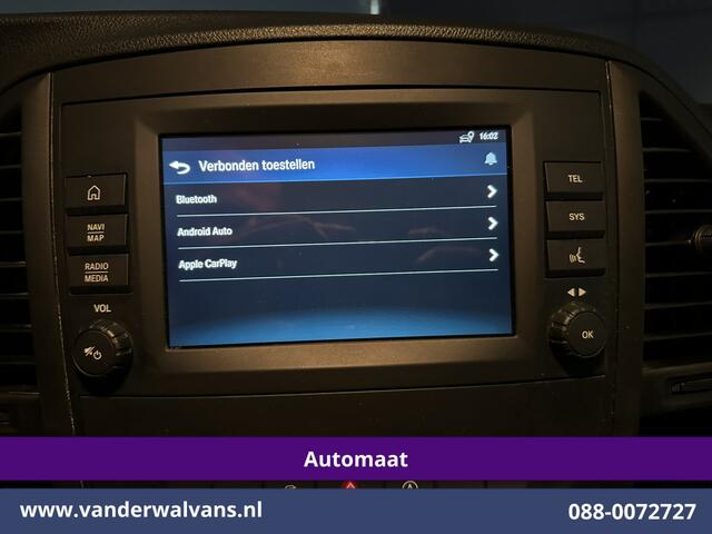 Mercedes-Benz VITO 114 CDI 136pk 9G-Tronic Automaat L2H1 Euro6 Airco | Camera | Navigatie | Imperiaal | 2500kg Trekhaak | Apple Carplay Android Auto, Cruisecontrol, Parkeersensoren, Sidebars, Bumper in de kleur
