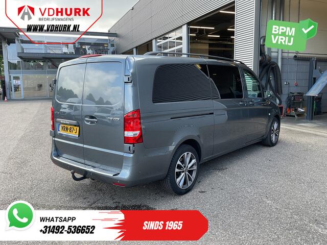 Mercedes-Benz VITO 119 CDI Aut. XL L3 DC Dubbel Cabine/ LED/ 2.5t Trekverm./ Alarm III/ Stoelverw./ Carplay/ Navi/ Camera/ Climate/ Cruise/ PDC/ 18"LMV/ Trekhaak