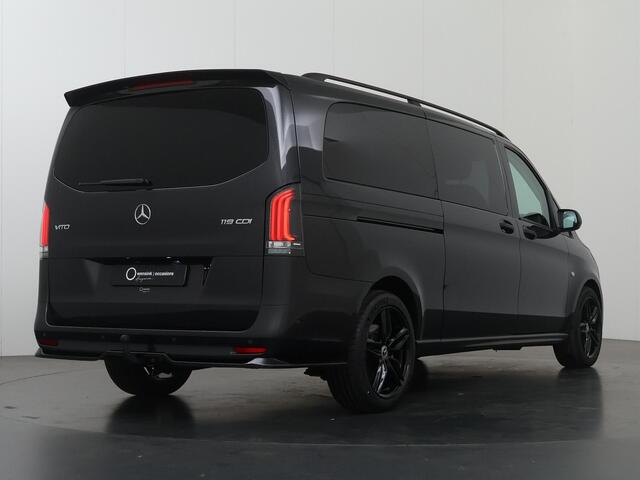 Mercedes-Benz VITO 119 CDI | XL L3 | AUTOMAAT | DUBBEL CABINE | SPORT EDITION | 2X ZIJSCHUIFDEUREN | TREKHAAK | MULTI-BEAM LED | NAVIGATIE | CAMERA | PARKEERSENSOREN | AIRCO | CRUISE CONTROL | BETIMMERD | 19" LICHT METAAL | CERTIFIED
