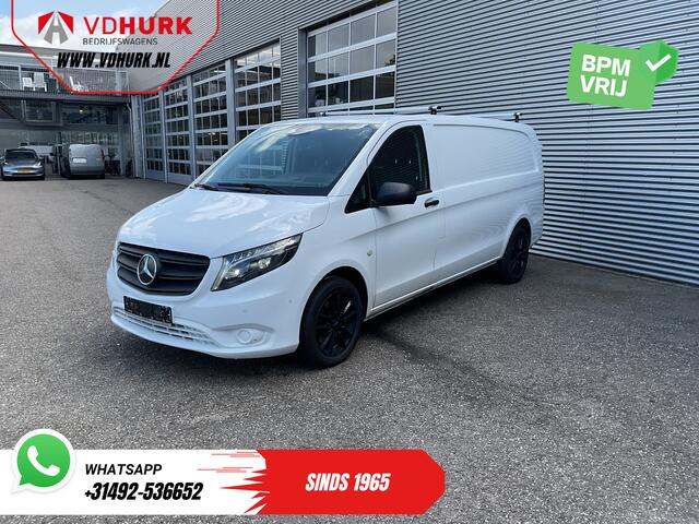 Mercedes-Benz VITO 119 CDI Aut. L3 LED/ Carplay/ Stoelverw./ Standkachel/ Navi/ Cruise/ Camera/ Airco/ 17"LMV/ PDC/ Dakdragers/ Trekhaak
