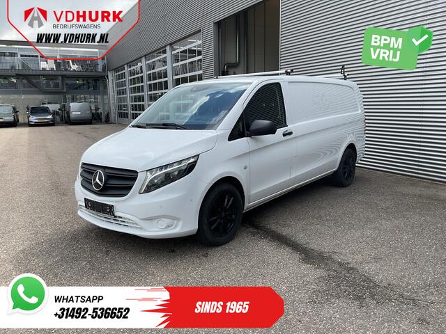 Mercedes-Benz VITO 119 CDI Aut. L3 LED/ Carplay/ Stoelverw./ Standkachel/ Navi/ Cruise/ Camera/ Airco/ 17"LMV/ PDC/ Dakdragers/ Trekhaak