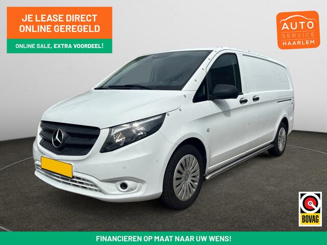 Mercedes-Benz VITO 116 CDI Lang Avantgarde Aut- 2x Schuifdeur, Navi, Lane Assist, Sidebars, Trekhaak, Grijs kenteken