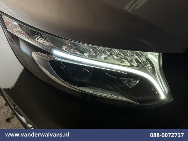 Mercedes-Benz VITO 116 CDI 164pk L3H1 Euro6 Airco | Camera | Cruisecontrol | LED | 2500kg Trekhaak Parkeersensoren, Stoelverwarming, Bijrijdersbank