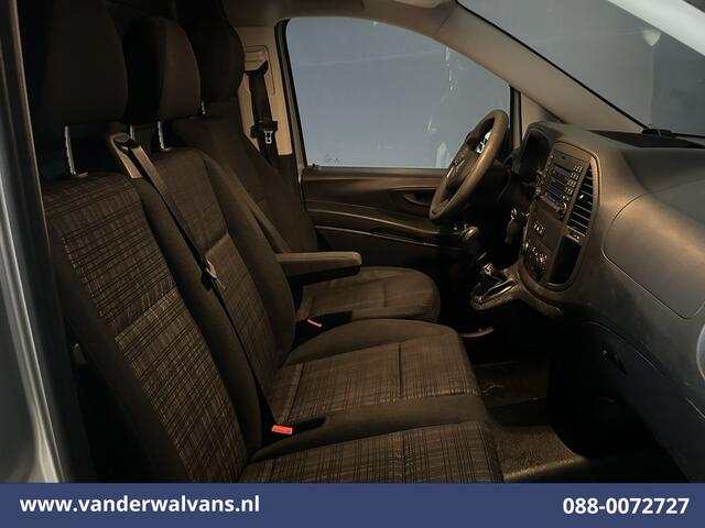 Mercedes-Benz VITO 116 CDI 164pk L3H1 Euro6 Airco | Camera | Cruisecontrol | LED | 2500kg Trekhaak Parkeersensoren, Stoelverwarming, Bijrijdersbank