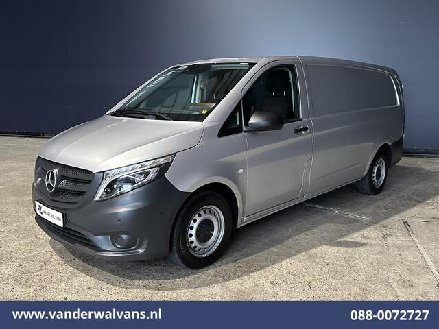 Mercedes-Benz VITO 116 CDI 164pk L3H1 Euro6 Airco | Camera | Cruisecontrol | LED | 2500kg Trekhaak Parkeersensoren, Stoelverwarming, Bijrijdersbank