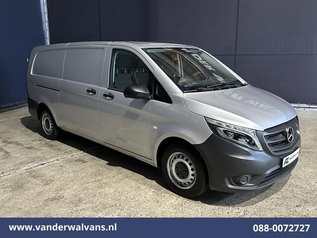 Mercedes-Benz VITO 116 CDI 164pk L3H1 Euro6 Airco | Camera | Cruisecontrol | LED | 2500kg Trekhaak Parkeersensoren, Stoelverwarming, Bijrijdersbank