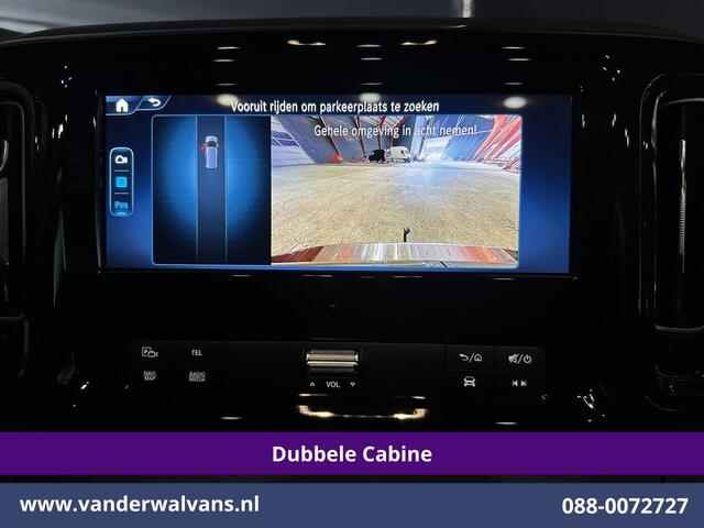Mercedes-Benz VITO 116 CDI 164pk 9G-Tronic Automaat L2H1 Dubbele Cabine Fabrieksgarantie Euro6 Airco | 2x Zijdeur | 5-Zits | Camera | Navigatie LED, LM Velgen, 2500kg Trekhaak, Adaptieve Cruisecontrol, Parkeersensoren, MBUX