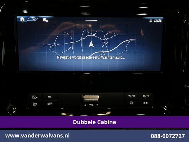 Mercedes-Benz VITO 116 CDI 164pk 9G-Tronic Automaat L2H1 Dubbele Cabine Fabrieksgarantie Euro6 Airco | 2x Zijdeur | 5-Zits | Camera | Navigatie LED, LM Velgen, 2500kg Trekhaak, Adaptieve Cruisecontrol, Parkeersensoren, MBUX