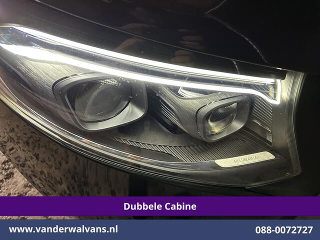 Mercedes-Benz VITO 116 CDI 164pk 9G-Tronic Automaat L2H1 Dubbele Cabine Fabrieksgarantie Euro6 Airco | 2x Zijdeur | 5-Zits | Camera | Navigatie LED, LM Velgen, 2500kg Trekhaak, Adaptieve Cruisecontrol, Parkeersensoren, MBUX