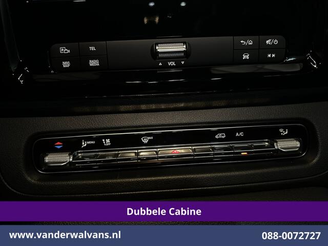 Mercedes-Benz VITO 116 CDI 164pk 9G-Tronic Automaat L2H1 Dubbele Cabine Fabrieksgarantie Euro6 Airco | 2x Zijdeur | 5-Zits | Camera | Navigatie LED, LM Velgen, 2500kg Trekhaak, Adaptieve Cruisecontrol, Parkeersensoren, MBUX