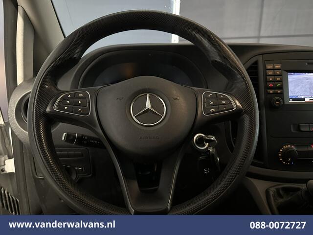 Mercedes-Benz VITO 114 CDI 136pk L2H1 Euro6 *Rijklaar Direct Rijden* Airco | Camera | Cruisecontrol | Stoelverwarming Trekhaak, Parkeersensoren, Bijrijdersbank