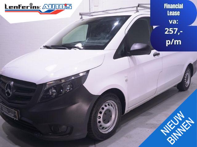 Mercedes-Benz VITO 114 CDI 136 pk Aut. Lang Glazenwasser Edition Airco, Cruise Control, Imperiaal, Trekhaak, 2-Zits