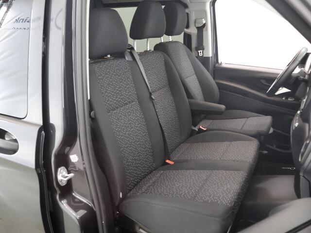 Mercedes-Benz VITO 119 CDI | SELECT | 190 PK AUTOMAAT | DUBBEL CABINE | NAVIGATIE | ACHTERUITRIJCAMERA | MULTI-BEAM LED LAMPEN | CRUISE CONTROL | AIRCO | 17" VELGEN | 2X ZIJSCHUIFDEUR | CERTIFIED