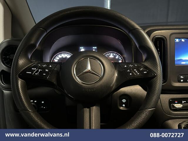 Mercedes-Benz VITO 116 CDI 164pk L2H1 2025 Model Euro6 Airco | Camera | XXL MBUX | Navigatie | Adaptieve Cruisecontrol | Stoelverwarming Parkeersensoren, Bijrijdersbank