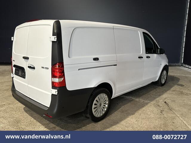 Mercedes-Benz VITO 116 CDI 164pk L2H1 2025 Model Euro6 Airco | Camera | XXL MBUX | Navigatie | Adaptieve Cruisecontrol | Stoelverwarming Parkeersensoren, Bijrijdersbank
