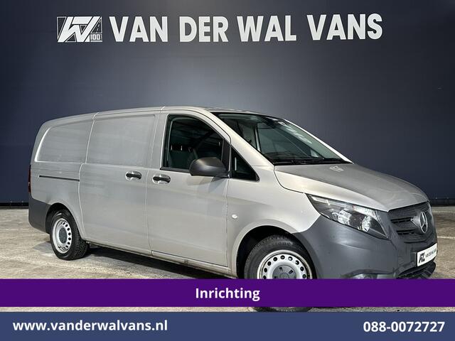Mercedes-Benz VITO 114 CDI 136pk L2H1 Inrichting Euro6 Airco | Camera | Navigatie | Cruisecontrol | Trekhaak Bijrijdersbank, Achterklep