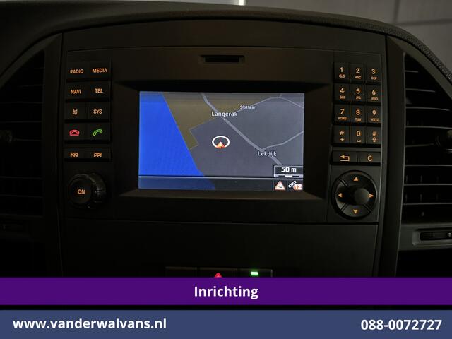 Mercedes-Benz VITO 114 CDI 136pk L2H1 Inrichting Euro6 Airco | Camera | Navigatie | Cruisecontrol | Trekhaak Bijrijdersbank, Achterklep