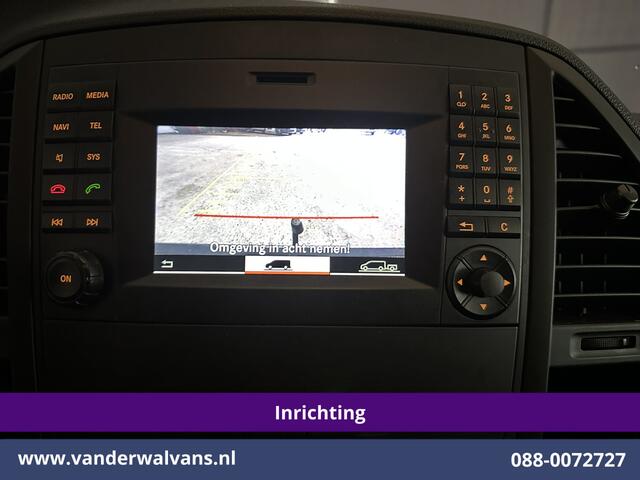 Mercedes-Benz VITO 114 CDI 136pk L2H1 Inrichting Euro6 Airco | Camera | Navigatie | Cruisecontrol | Trekhaak Bijrijdersbank, Achterklep