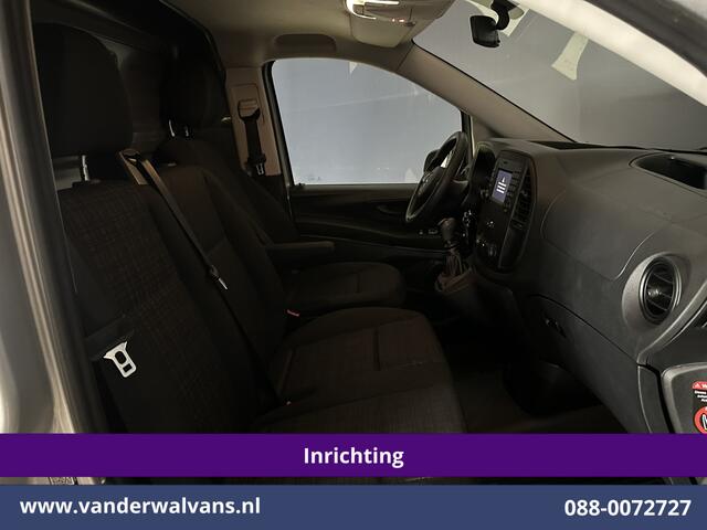 Mercedes-Benz VITO 114 CDI 136pk L2H1 Inrichting Euro6 Airco | Camera | Navigatie | Cruisecontrol | Trekhaak Bijrijdersbank, Achterklep
