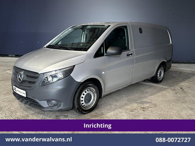 Mercedes-Benz VITO 114 CDI 136pk L2H1 Inrichting Euro6 Airco | Camera | Navigatie | Cruisecontrol | Trekhaak Bijrijdersbank, Achterklep