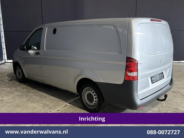 Mercedes-Benz VITO 114 CDI 136pk L2H1 Inrichting Euro6 Airco | Camera | Navigatie | Cruisecontrol | Trekhaak Bijrijdersbank, Achterklep