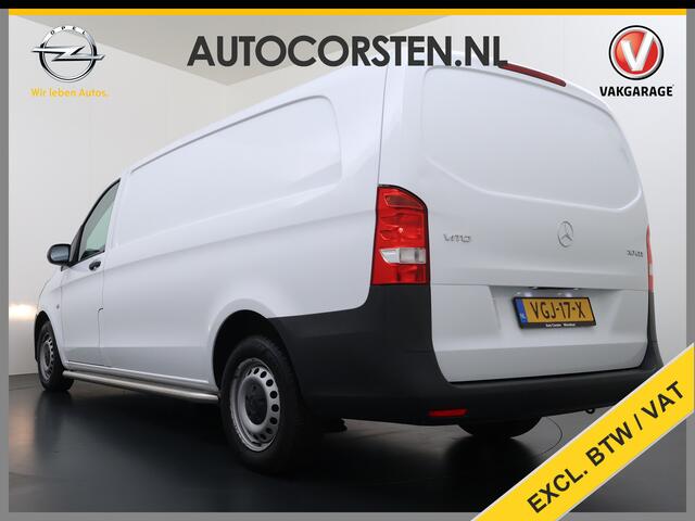 Mercedes-Benz VITO 110CDI Extra Lang 3-Persoons Camera Oprijplaat Airco Bluetooth Licht-/regensensor Betonplex Vloer Wandbetimmering Sidebars Euro 6 Origineel Nederlandse Auto