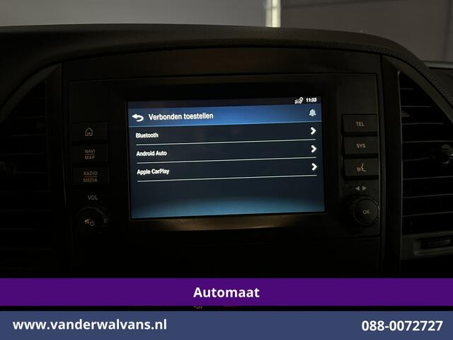 Mercedes-Benz VITO 114 CDI 136pk 9G-Tronic Automaat L2H1 Inrichting Euro6 Airco | Camera | Navigatie | Apple Carplay Android Auto, Cruisecontrol, Trekhaak, Parkeersensoren, Bijrijdersbank