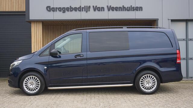 Mercedes-Benz VITO 114 CDI 136pk Automaat 5-Zits Lang Leder LED Trekhaak Navi 17inch LM SideBars *NL Auto* 96446km!