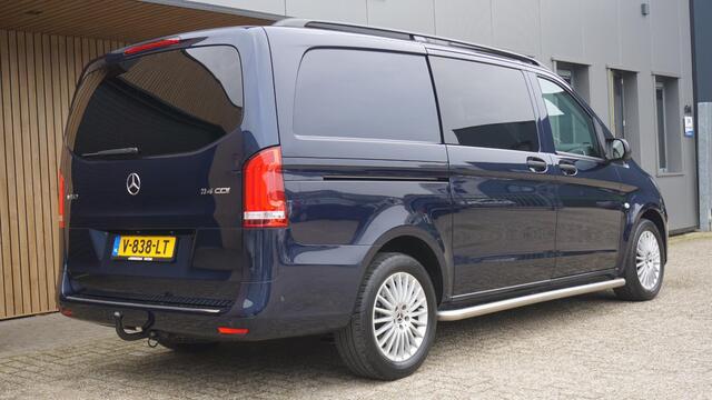 Mercedes-Benz VITO 114 CDI 136pk Automaat 5-Zits Lang Leder LED Trekhaak Navi 17inch LM SideBars *NL Auto* 96446km!