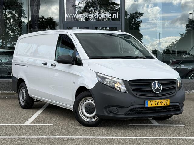 Mercedes-Benz VITO 114 CDI Lang 2.0 RWD I Trekhaak I Automaat I Distronic I Stoelverwarming I Camera I Audi MB 40 I Alarm klasse 3 I DAB I Airco l Regensensor l Tweezitsbank l I Houten vloer I Deuren 180 gr te openen l